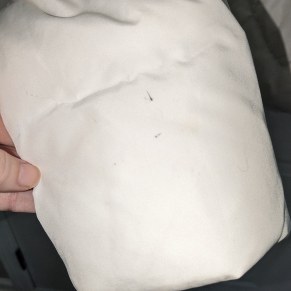 A.n.a A new approach white puffer winter coat zipper pockets Ladies Medium - Picture 5 of 11